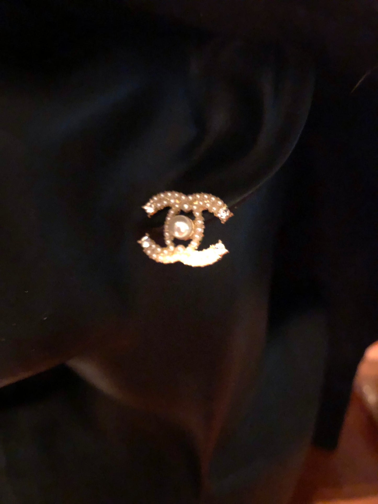 Silver or Gold Pearl Stud Earrings