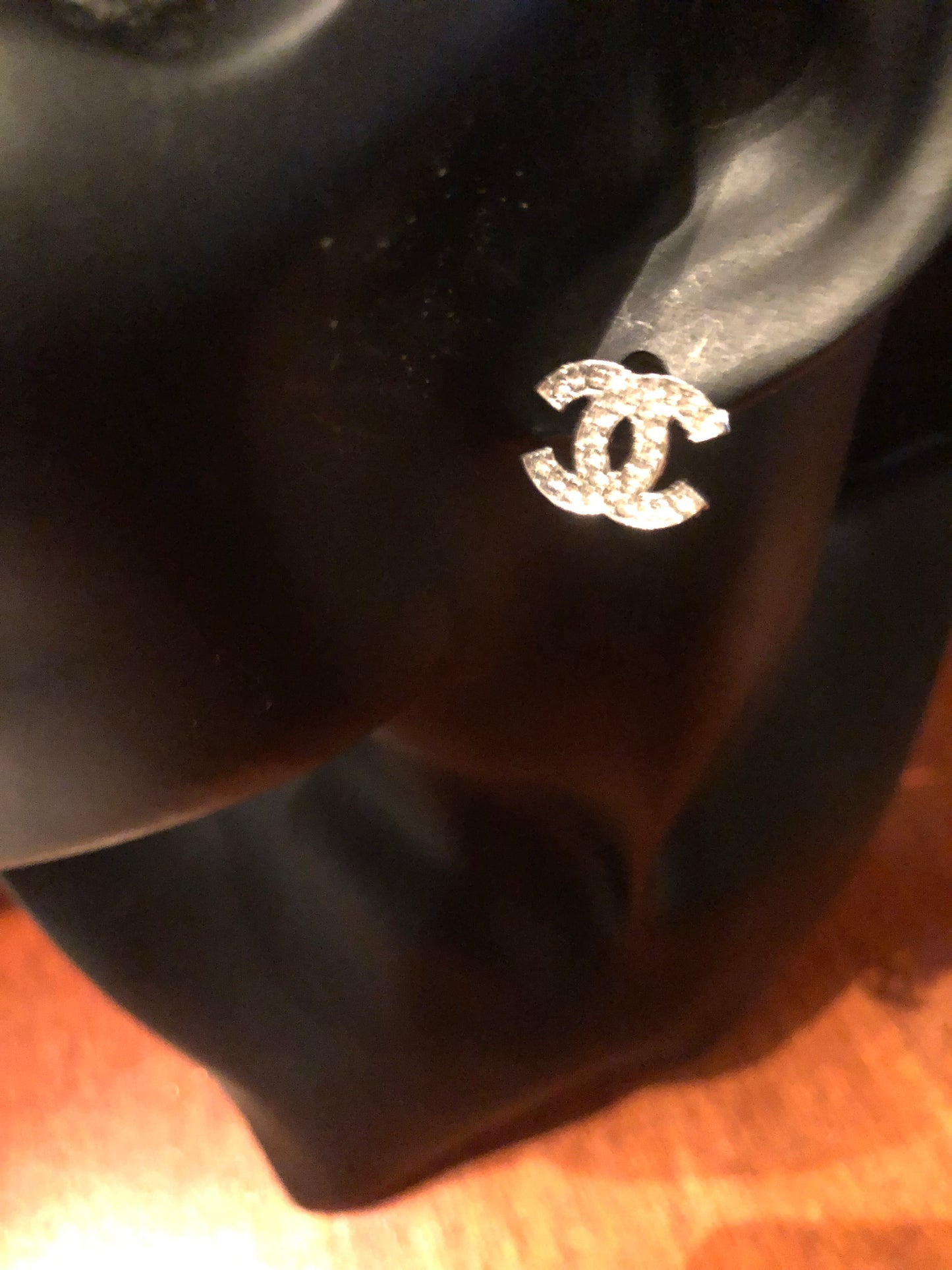 Gold or Silver Rhinestone Stud Earrings