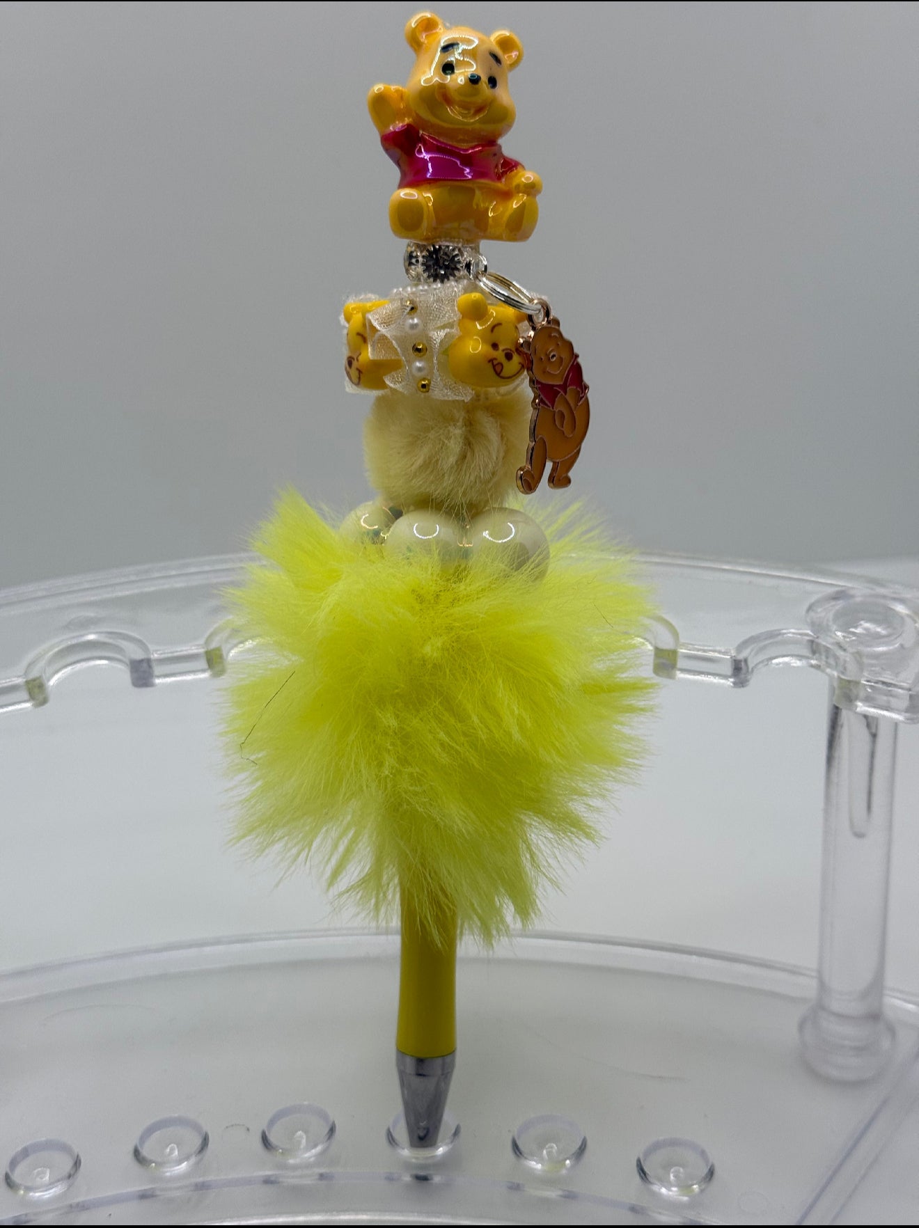 Yellow Bear Charm Pen