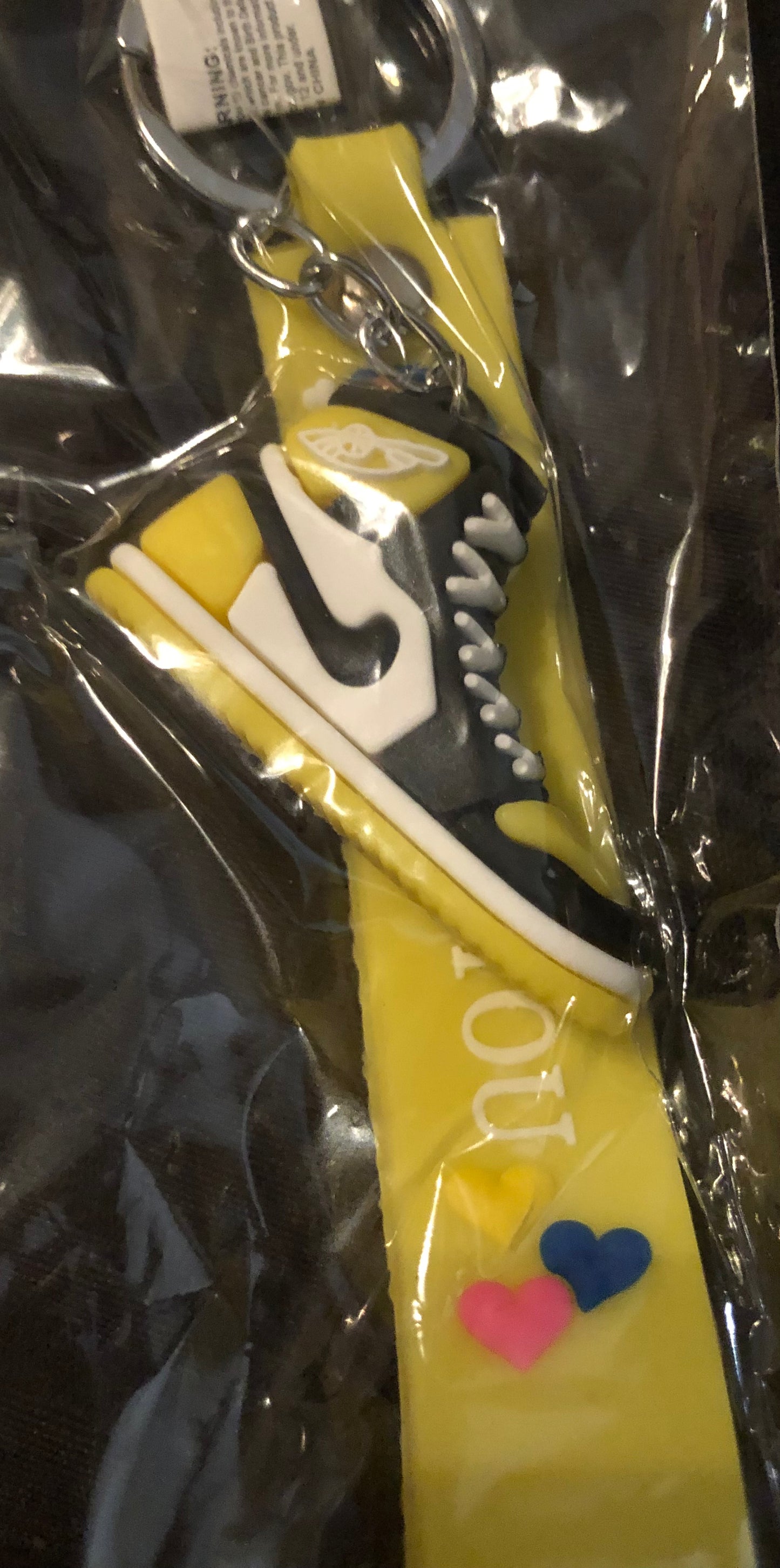 Cute Nike Basketball Shoe Keychain