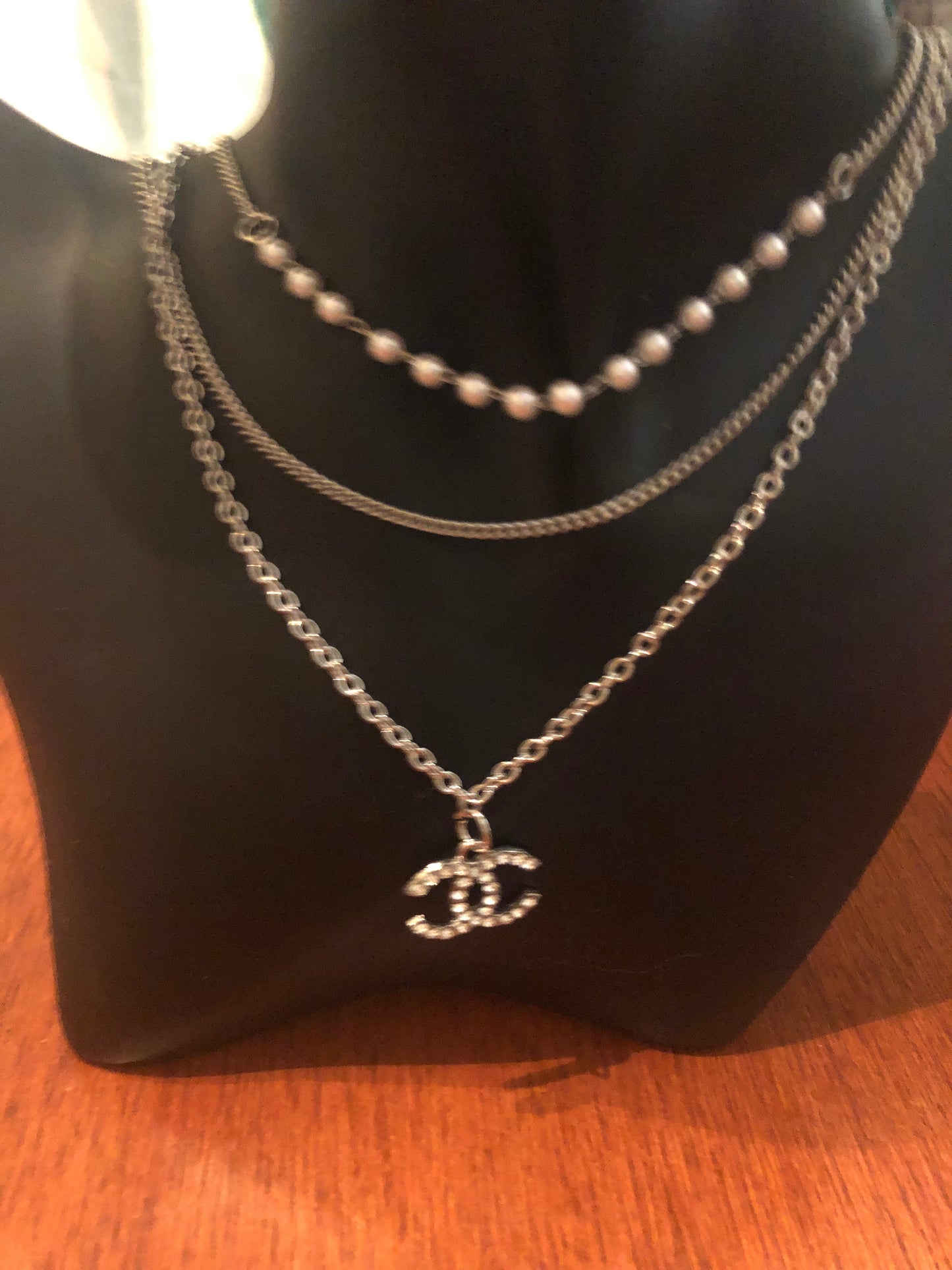 Gold or Silver Triple Necklace
