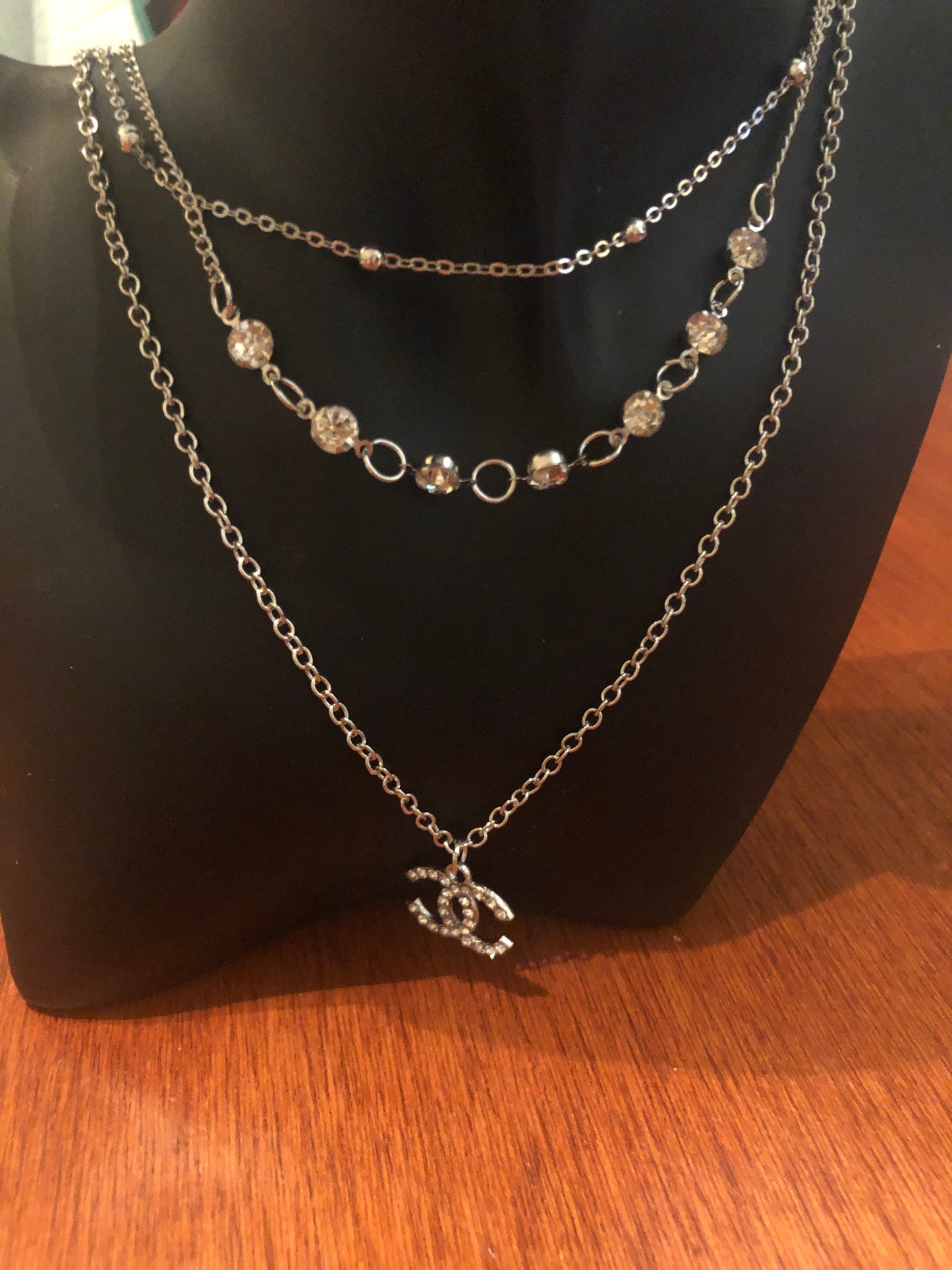 Gold or Silver Triple Necklace