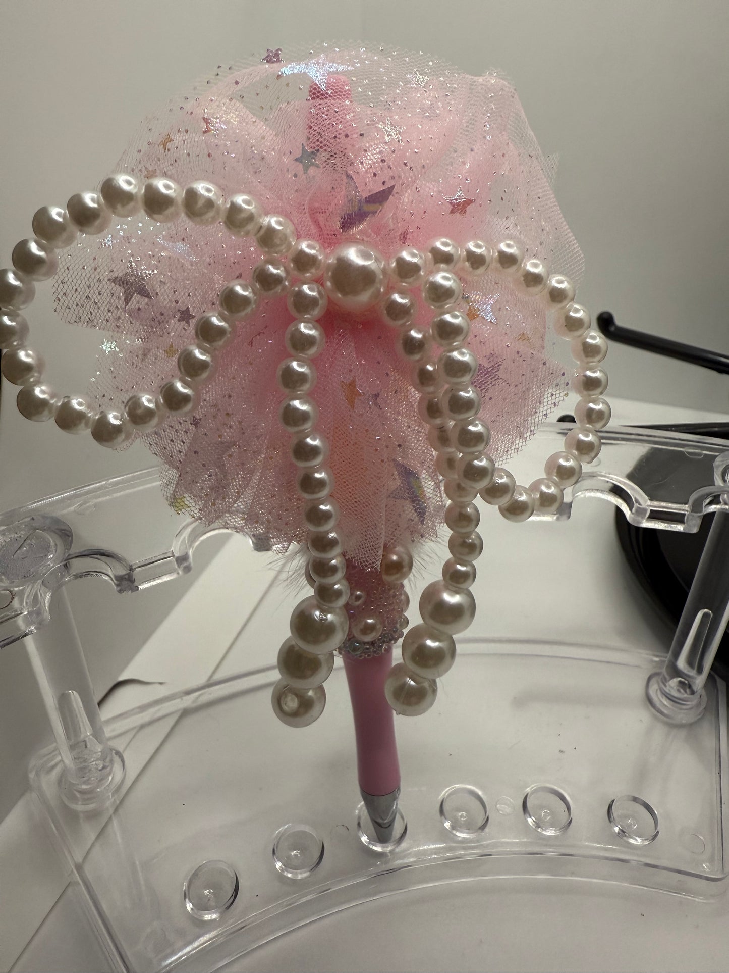 Gorgeous Pink Handbag Charm & Pen Set