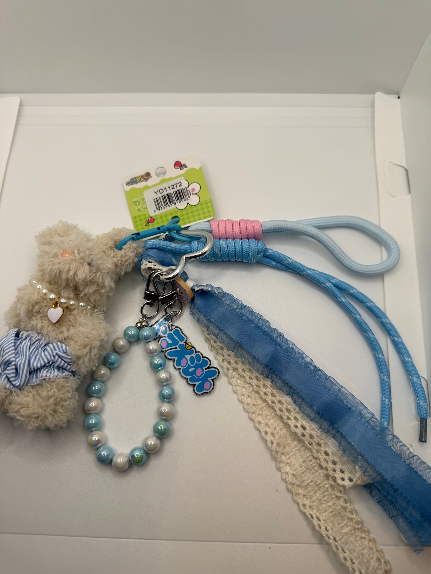 Blue Bear Handbag Charm