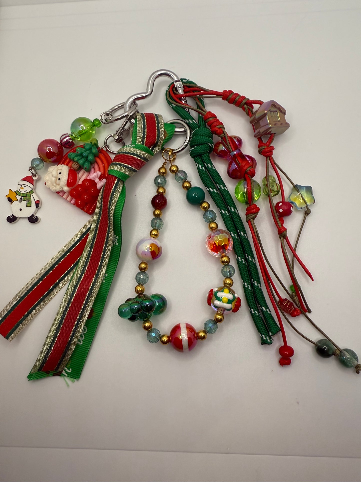 Santa/Snowman Xmas Handbag Charm