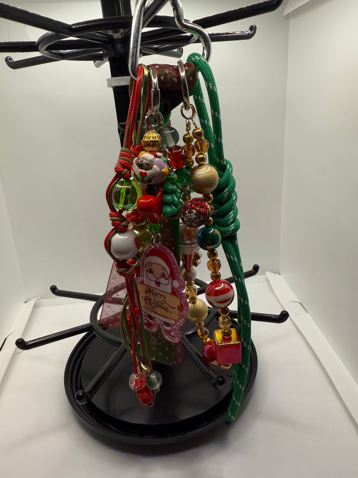 Santa Clause Xmas Handbag Charm