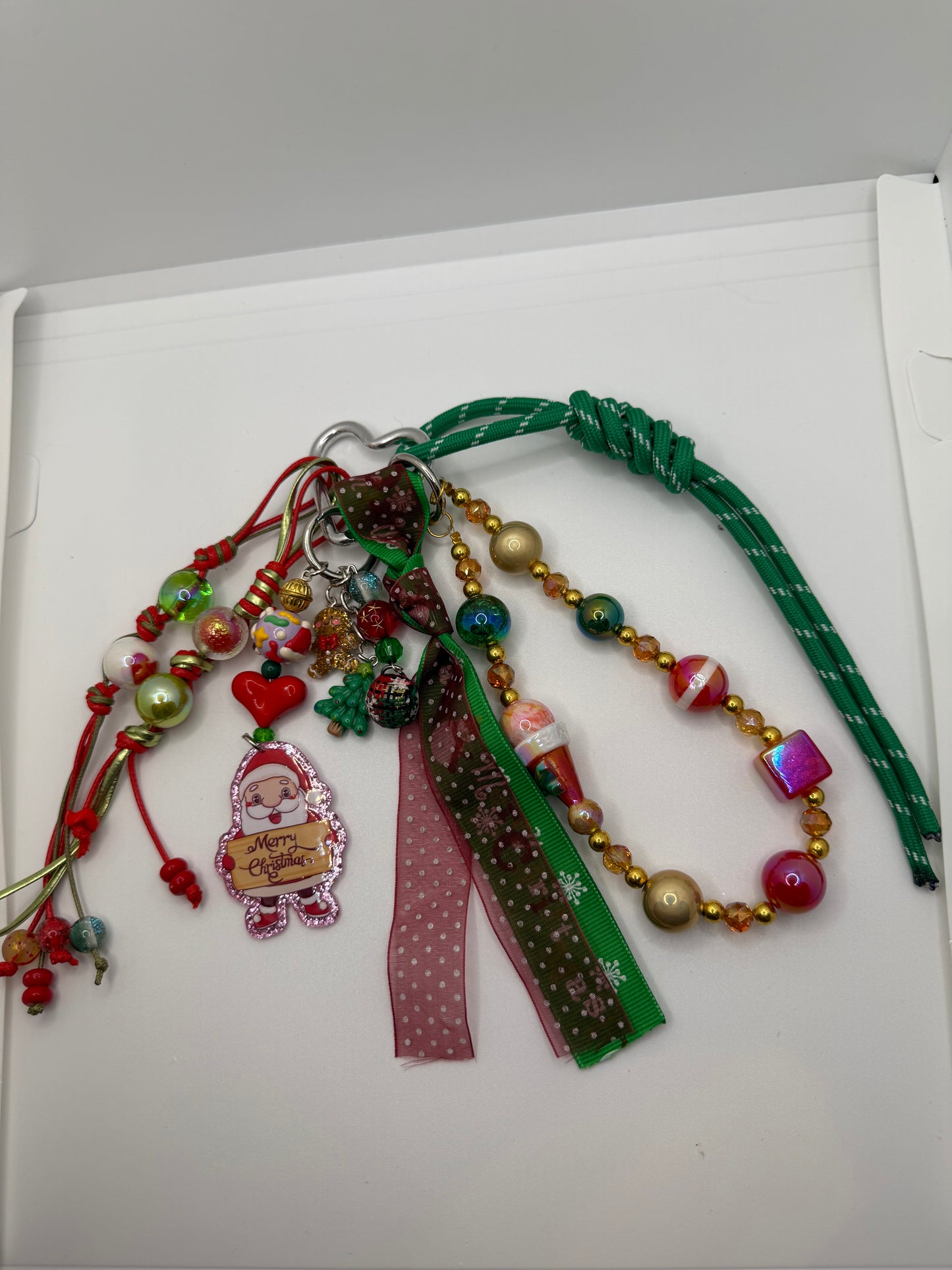 Santa Clause Xmas Handbag Charm