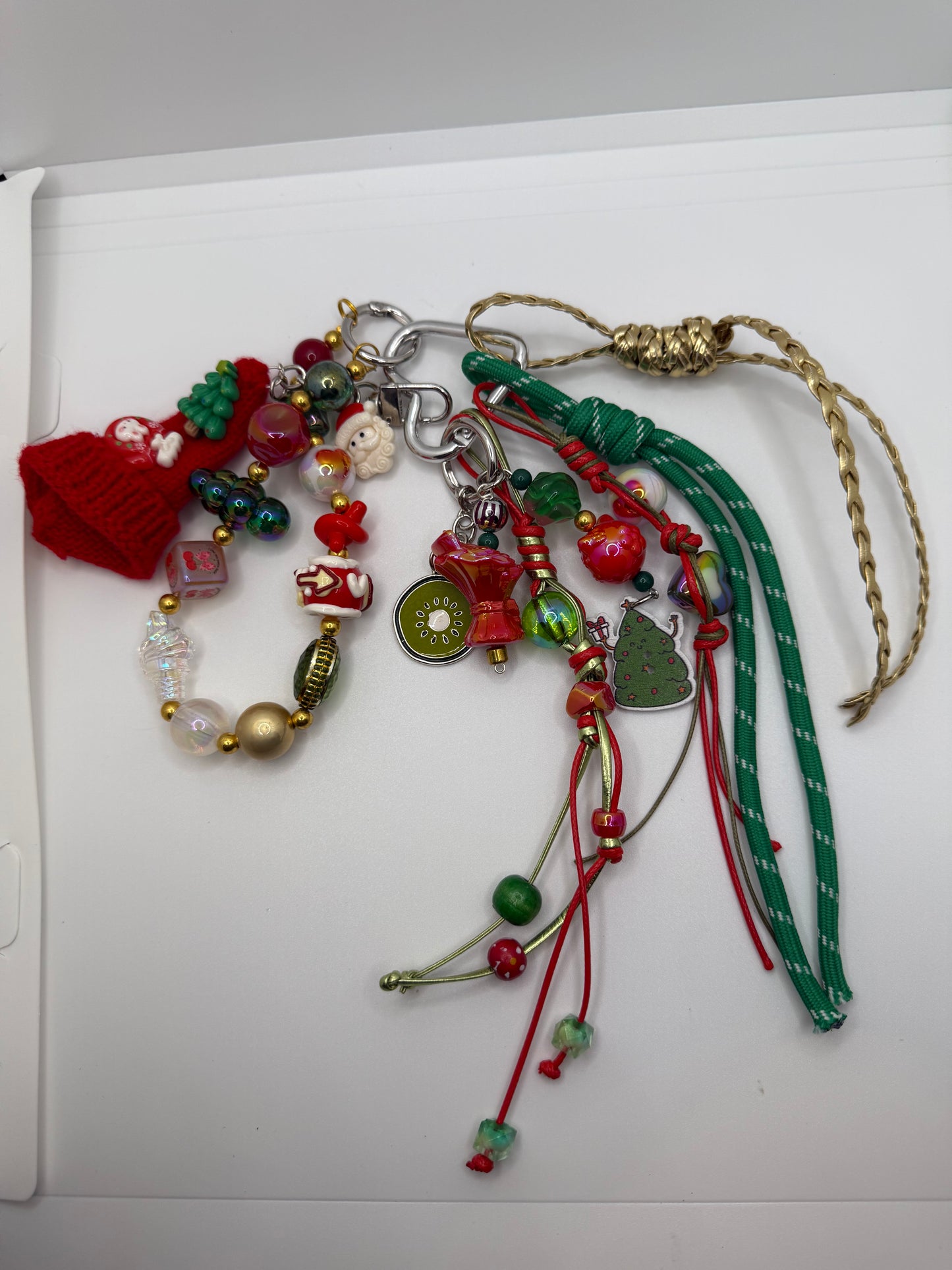 Santa Hat Xmas Handbag Charm