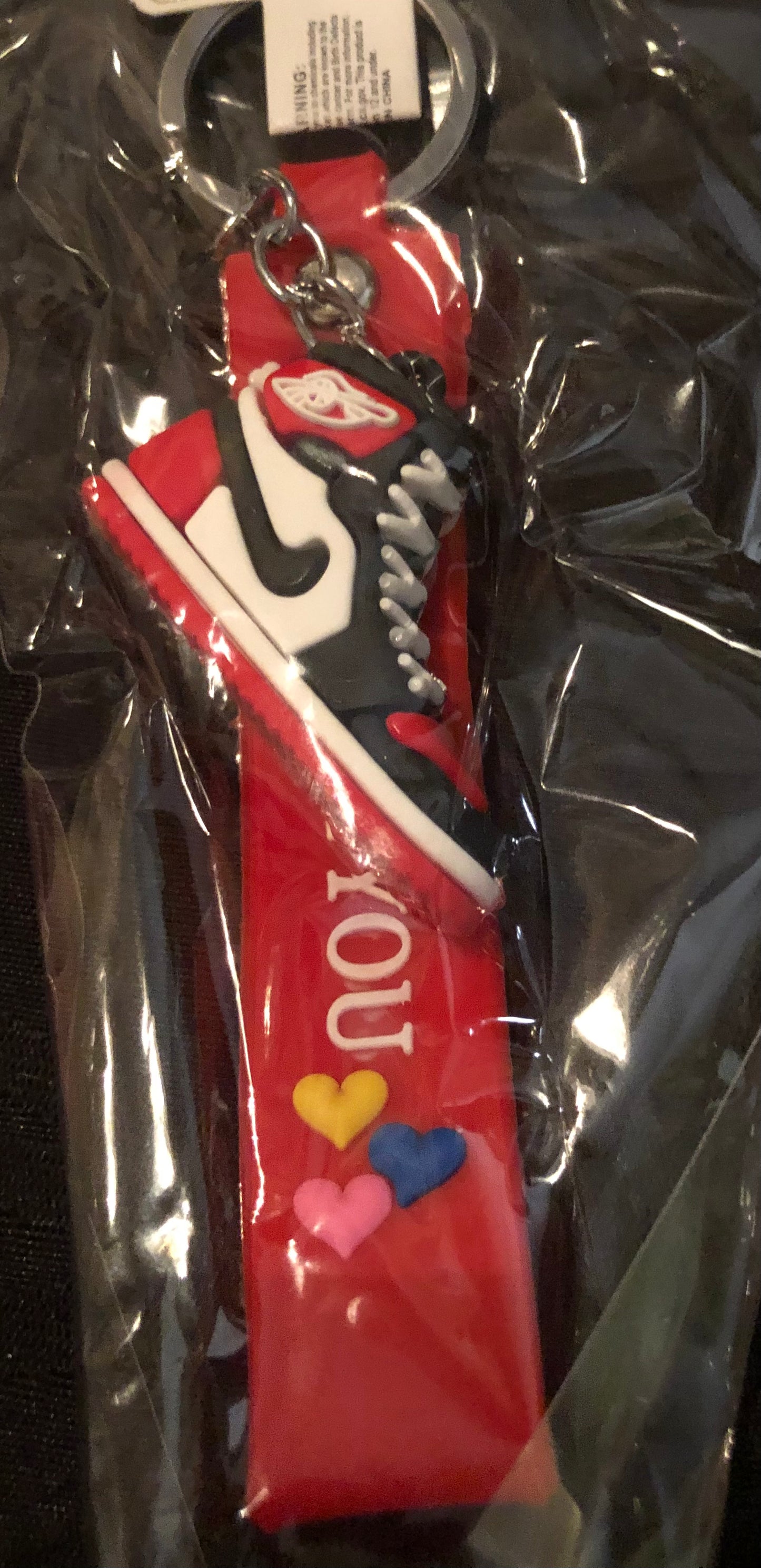 Cute Nike Basketball Shoe Keychain