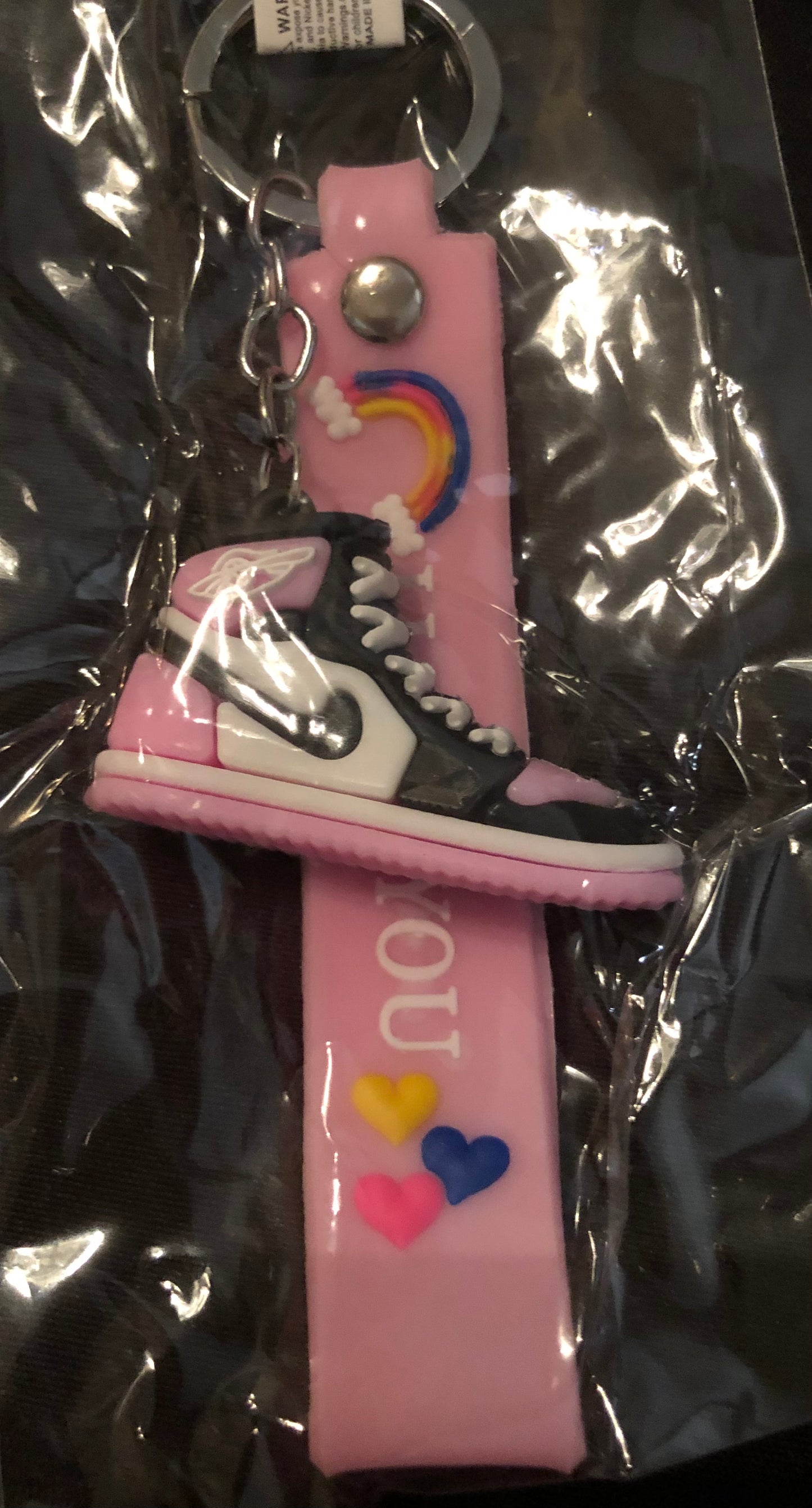 Cute Nike Basketball Shoe Keychain