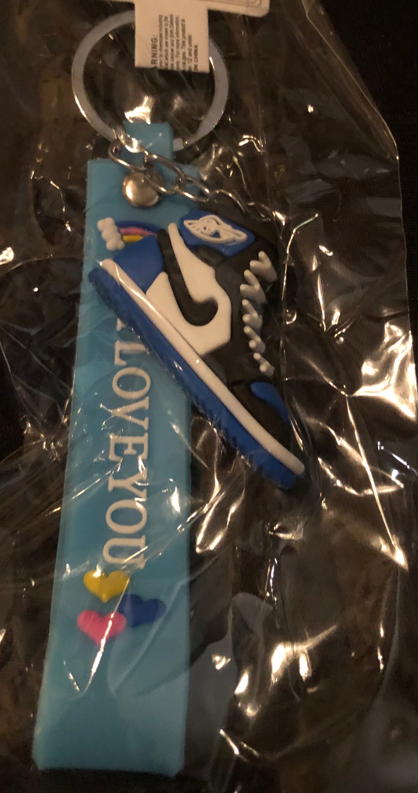 Cute Nike Basketball Shoe Keychain
