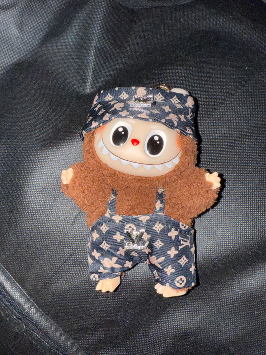 Brown Labubu Handbag Charm