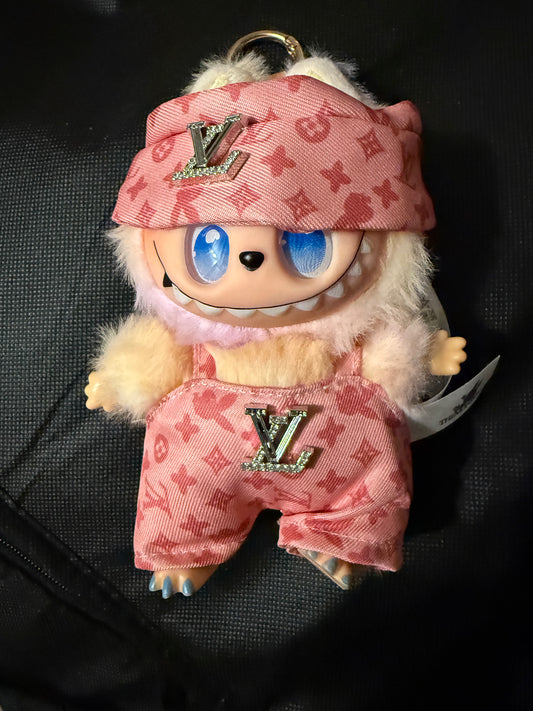 Pink Labubu Doll Handbag Charm