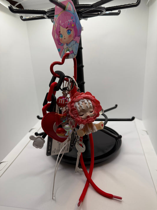 Red Skullpanda Handbag/Phone Charm