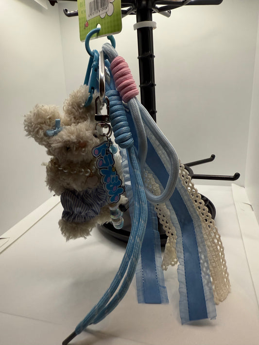 Blue Bear Handbag Charm