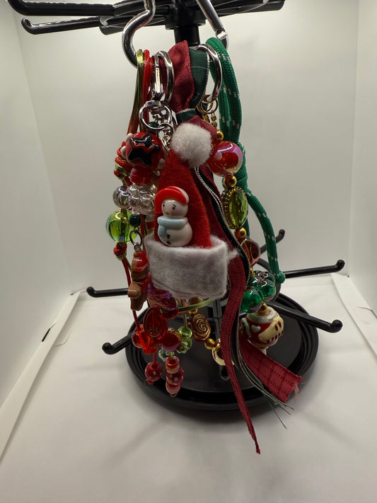 Xmas Hat Handbag Charm