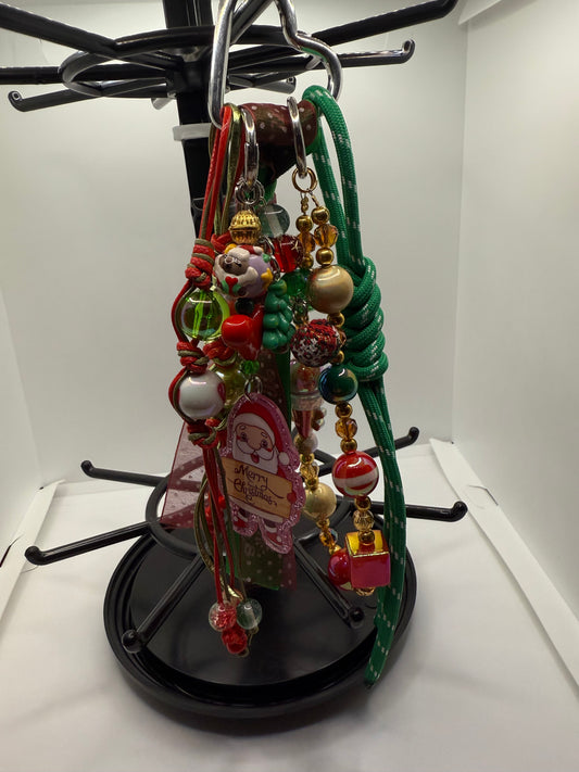 Santa Clause Xmas Handbag Charm