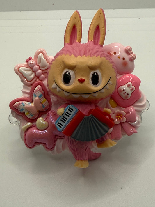 Pink Labubu Phone Clip