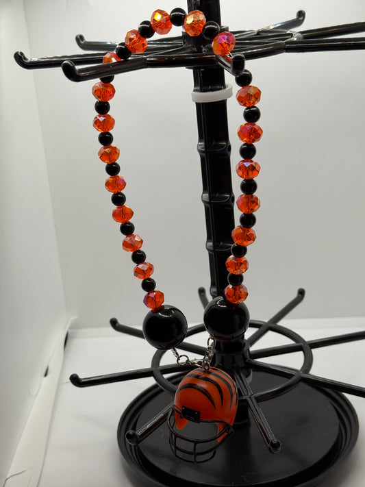 Cincinnati Bengals Rearview Mirror Charm