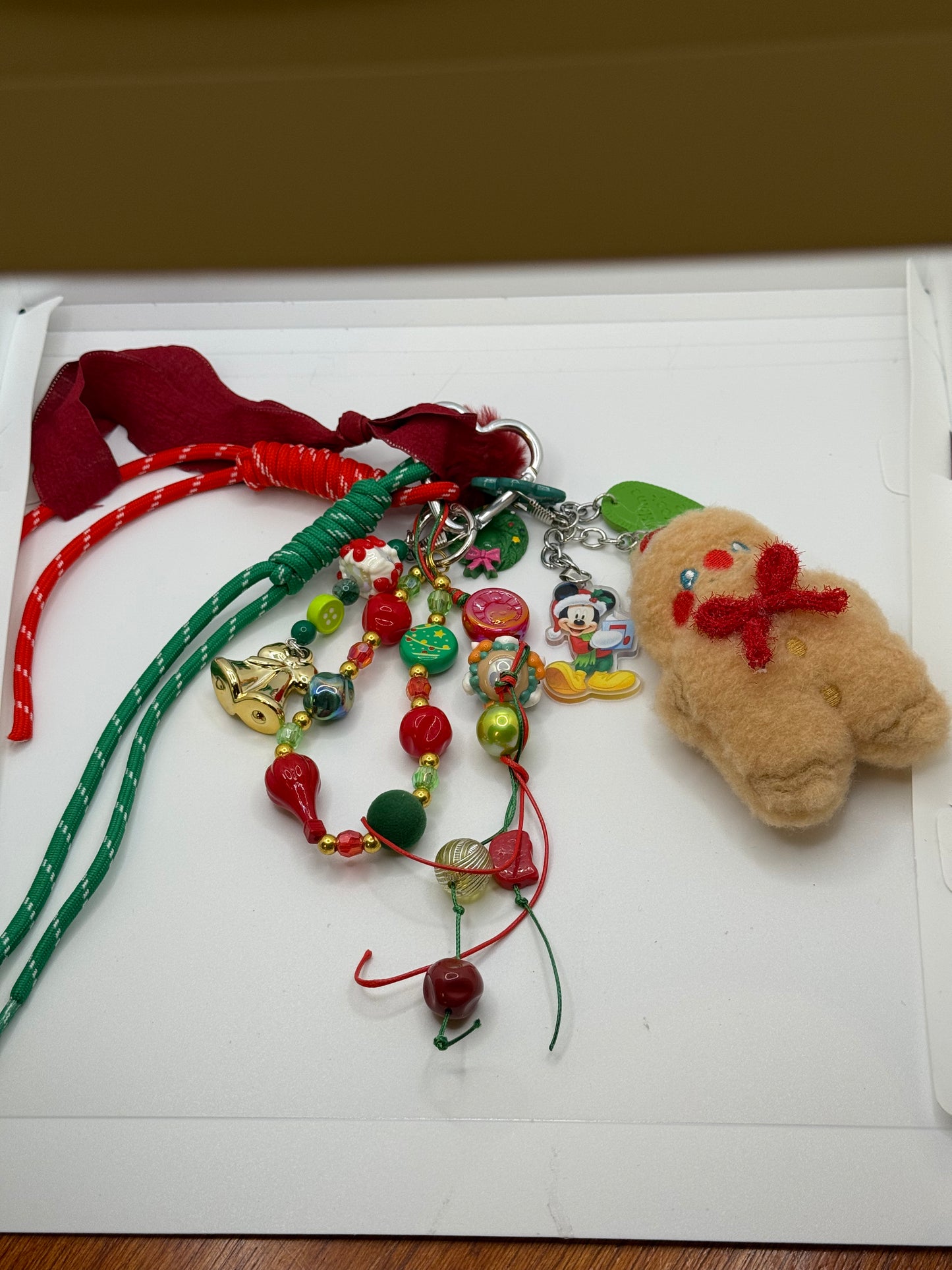 Gingerbread Man Handbag Charm