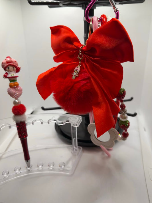 Strawberry Shortcake Handbag Charm & Pen Set
