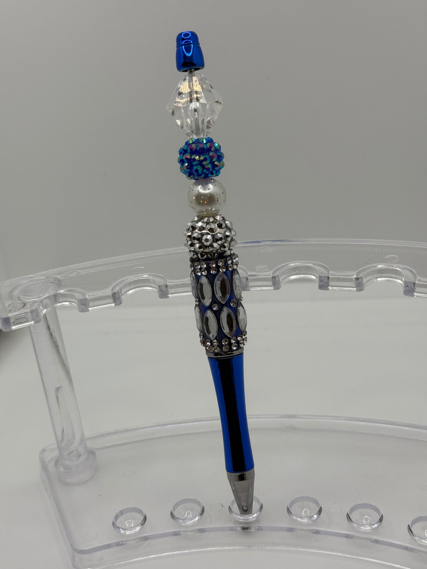 Beautiful Blue Beaded Pen