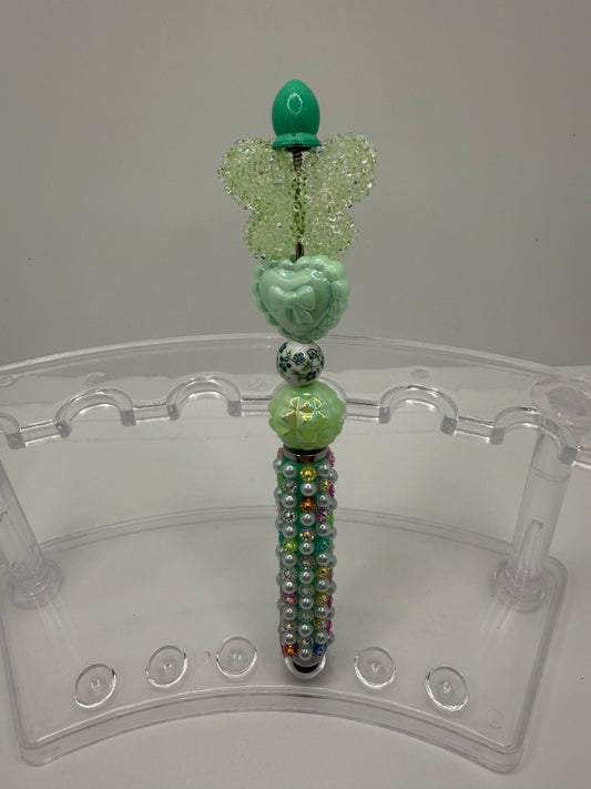 Green Beaded Stylus