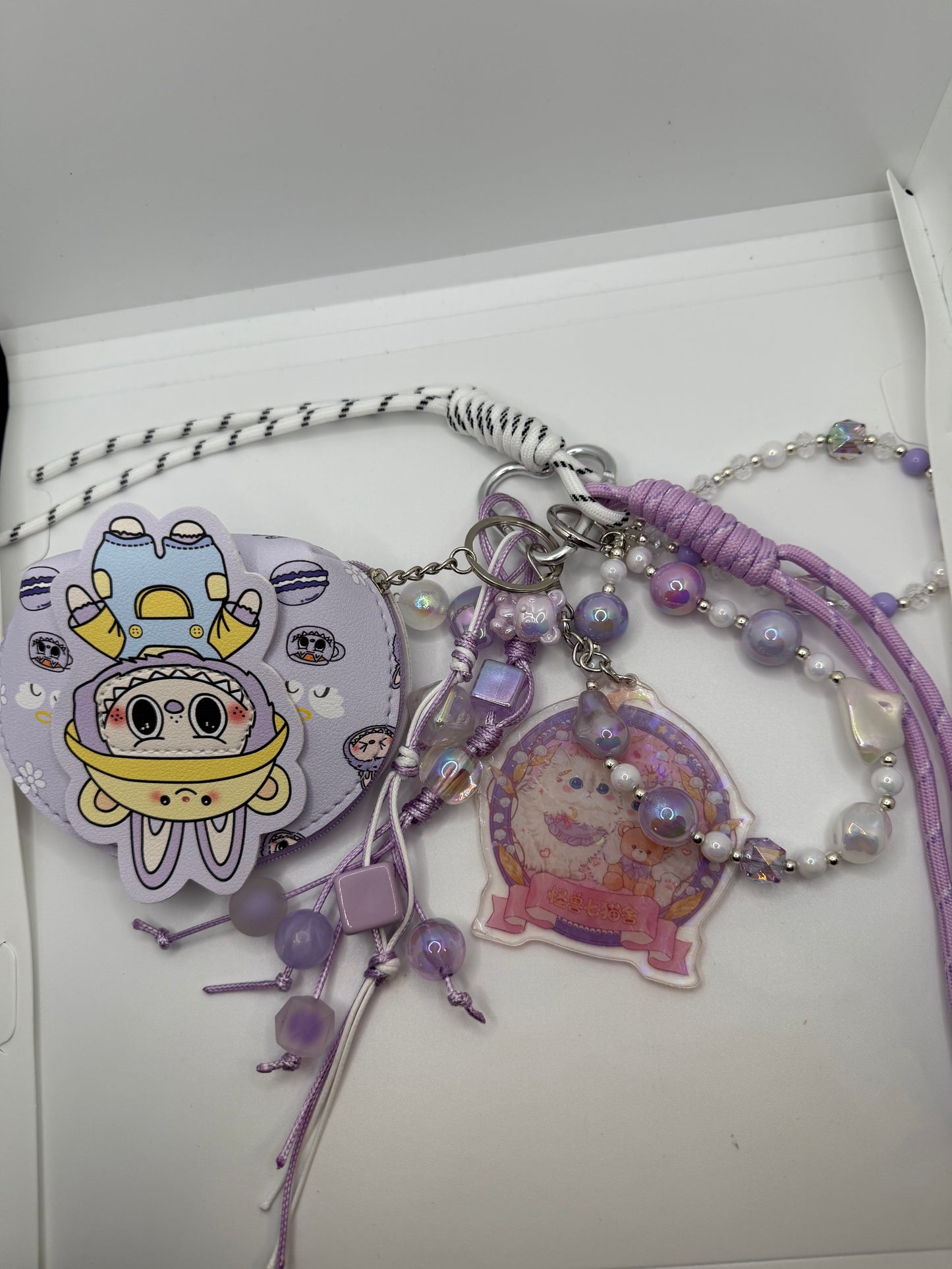 Purple La bu bu Handbag Charm