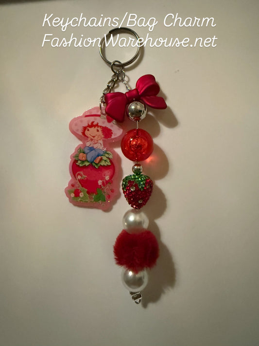 Strawberry Shortcake Keychain
