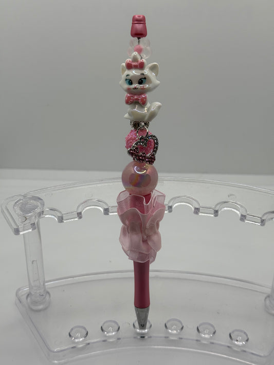Disney Marie The Cat Beaded Charm Pen
