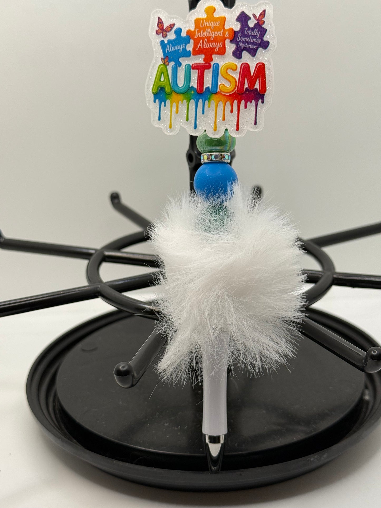 Autism Acrylic Beaded Pen